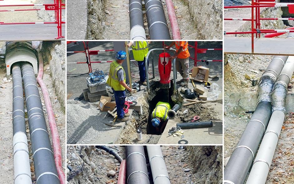 canalisation egout La Verrière