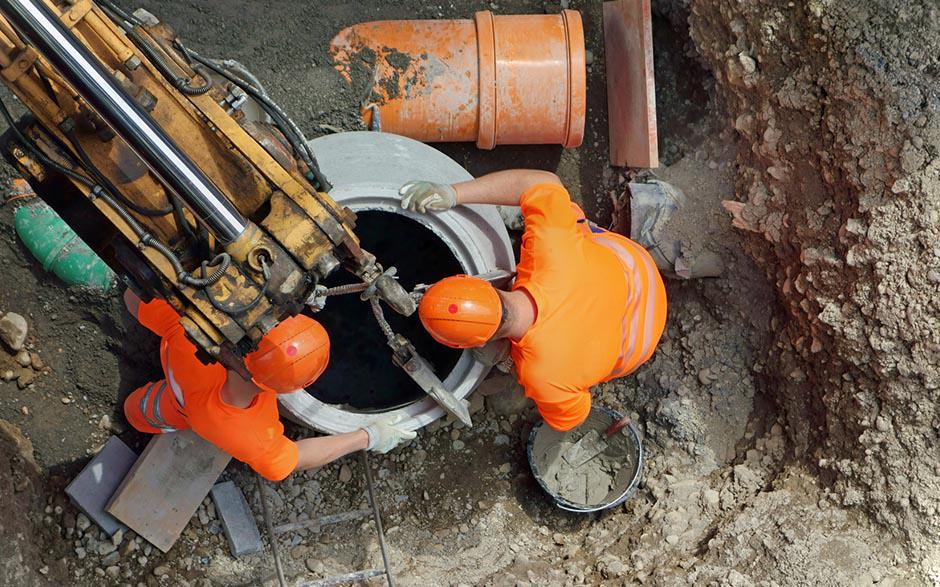 canalisation egout La Verrière
